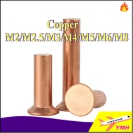 [Prompt Delivery]Copper countersunk head rivets GB869 percussion type flat head flat cone head solid