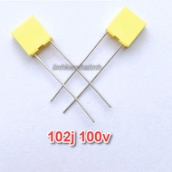 Bag of 20 Capacitors 102j100V 102J 100V square capacitor welding machine 102j