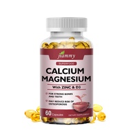 Calcium 1000mg Magnesium 400mg Zinc 25mg Vitamin D3 600iu Promotes Bone&Muscle&Nervous System Health