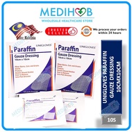 Paraffin Gauze Dressing 10cm x 10cm (10 Dressing) Gauze Pad EXP 5/6/2027