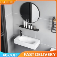 【Ready Stock】Bathroom Mirror Round Mirror Kaca Cermin Bilik Mirror Makeup Mirror Cermin Bulat Dressi