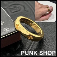 Ring 22K Gold Plated Cross Flower Gold Ring 012 3837