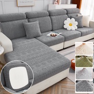 Elastic Sofa Seat Cushion Cover 1/2/3/4 Seater Slipcover L Shape Sofa Cover protector Couch Cover Sarung Sofa Kerusi