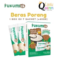 FUKUMI Porang Rice in a Box containing 7 sachets