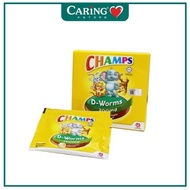 CHAMPS D-WORMS CHEWABLE CHOCOLATE 2S