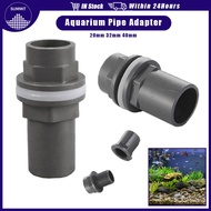 PVC Aquarium Pipe Connector Garden Fish Tank Water Cycle Pipe Connector Inner Diameter 20mm-45mm