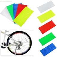 SUNSHINER Bicycle Sticker Reflector Sticker Cycling Decor Cycling Reflective Fluorescent