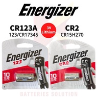 [GENUINE] Energizer 3V Lithium Battery (CR123A/123/CR17345 )(CR2/CR15H270)EXP-2033