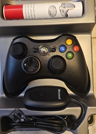 Xbox 360 無線手掣 連接收器 全部一齊走 只係遺失包裝盒基本上全新