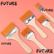 HL-FUTU Oil Paint Brush, Wood Handles Practical Hair Painting Brush,  Multifunctional Watercolor Pai