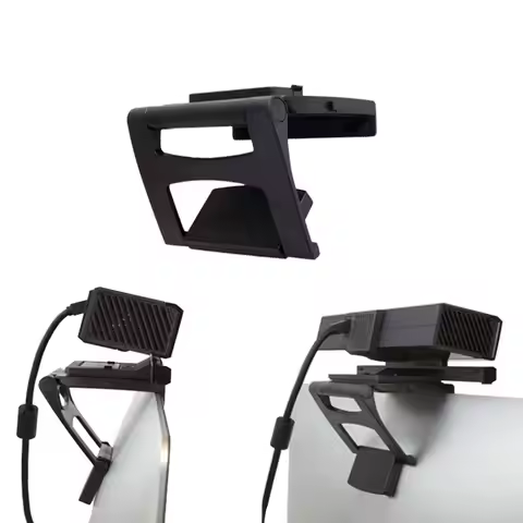 For Kinect 2.0 Sensor Mount Clip Adjustable TV Stand Holder For Microsoft Xbox One - Black