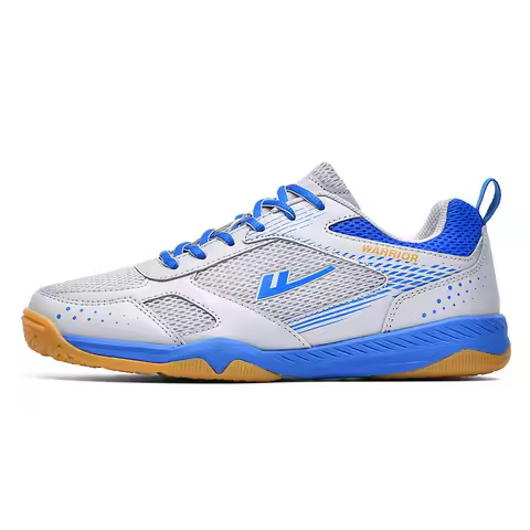 WARRIOR Mens Badminton Shoes Breathable Mesh Casual Sports Sneakers Size 36-44 Women Outdoor Site Tr