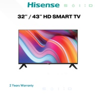 Hisense 32"/ 43“ HD Smart TV, 32A4000K/ 43A4000K