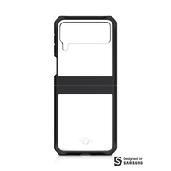 Itskins HYBRID // SOLID-ใสขอบดำ สำหรับ Samsung Galaxy Z Flip3 5G