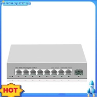Homelab Setup 2.5GbE Smart Managed Switch 8 Port 2500Mbps Network 10Gbps SFP+ Slot Web Interface Lin
