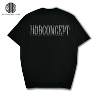HUB CONCEPT STORE | Hub Stitch 230GSM OVERSAIZ TEE (HITAM/PUTIH)