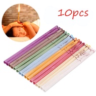 10Pcs/Set Removal Ear Candles Treatment Care Healthy Hot Hollow Cone