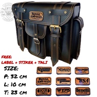 XSR W175 ROYAL ENFIELD BSA BENELLI NORTON TRIUMPH HARLEY DAVIDSON MOTORCYCLE CUSTOM waterproof leath