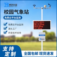 Campus Small Weather Station School Weather Monitor Fully Automatic Multi-Functional Outdoor Campus 
