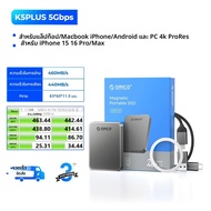 ORICO Magnetic Portable SSD 4K 120 fps ProRes HDR บันทึกและจัดเก็บสูงสุด 460 เมกะไบต์/วินาทีสําหรับ