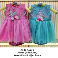 Baju Anak Bayi Perempuan Dress Gaun Pesta Tutu Semi Brokat