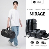 ATRAX - Mirage Backpack Travel Bag, Black Gym Sports Bag, Waterproof Duffle Bag Travel Bag Gym Bag D