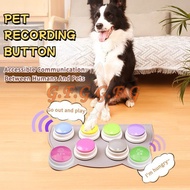Dog Toy Recordable Dog Button Pet Ac Button Free Recording Dog Voice Box Press Bell Training Speakin