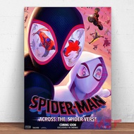 Spider-Man Across The Spider-Verse Metal Poster Marvel Movie Poster Home Decor Bedroom Decor Metal Sign #2