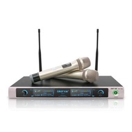 SAST/先科OK-12家用u段無線手持桌面話同 演出開會話筒一拖二演講k歌 會議台咪鵝頸專業頭戴式舞臺麥克風功放