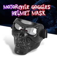 Masker Motor Airsoft Full Face Skull Ghost Raider Rider Model Tengkorak Pria Dewasa Keren Topeng Hel