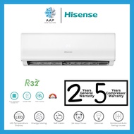 Hisense Non Inverter Aircond R32 1HP/1.5HP/2.0HP/2.5HP [Installation Klang Valley]