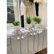 Creative Cute Hanging Doll Artificial Succulent Plant Ornament Cactus Fake Green Plant Indoor Living