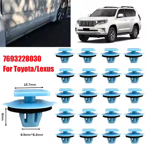Side Skirt Mounting Clips Sill Wheel Eyebrow Apron Fender Retainer For Toyota Prado Alphard Voxy Noa