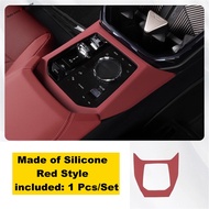 CJ7F ซิลิโคนเกียร์ Shifter น้ำถ้วยผู้ถือตกแต่ง Protector กรอบ Trim Fit สำหรับ Bmw X3 G45 2025 2026 ร