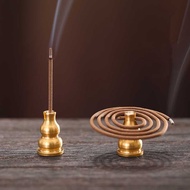 Nusaneka Incense Holder Pumpkin Bottle Gourd Holder Zinc Alloy - XXG-A1