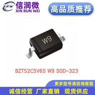 XRW Brand BZT52C5V6S 0.2W Printing W9 SOD-323 0805Encapsulated Chip Zener Diode