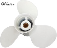 Winibo 9 7/8x12-F Boat Moto Aluminum Propeller - for Yamaha Outboard Engines 20hp 25hp 30hpReplace 6