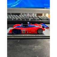 [Ready Stock] Spark 1/43 REYNARD 2KQ #28 LM 2002 [Model Description] Complete Packaging Model Appear