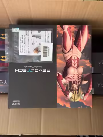 In Stock Originate Kaiyodo Female Titan Annie Leonhart Model Toys Revoltech AMAZING YAMAGUCHI Yoroi 