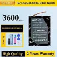 533-000132(G533/G933) 3000mAh  Li-ion Battery for Logitech G533, G933, G933S