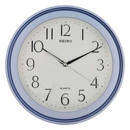 [Powermatic] Seiko QXA576LN Analog Quartz Blue Tone White Dial Round Wall Clock QXA576L