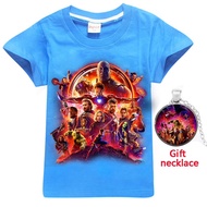 Fortnite Boys Summer Tops Children T Shirts Baby Girls Clothes Summer Avengers Infinity War Brand Te
