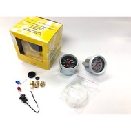 [ READY STOCK ] 43184 - AUTOMETER PRO-COM boost meter 2.5 BAR WHITE / BLACK face oil filled  WHITE B