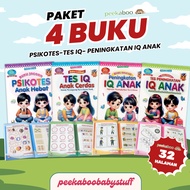 PACKAGE OF 4 CHILDREN'S IQ WRITING BOOKS - SMART CHILDREN'S IQ TESTS - GREAT CHILDREN'S PSYCHOLOGICA