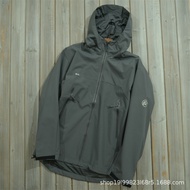 Elephant Gore-Tex Full Laminated Windproof Waterproof Soft Shell Jacket Men Women Outdoor Loose Hood