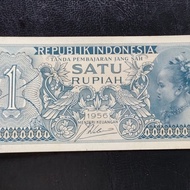 I - 02 Uang Lama Indonesia 1 Rupiah Tahun 1956 seri Suku Bangsa
