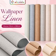 Coral Roll Linen Wallpaper Room Wall Decoration Grade A++ Linen Wall Wallpaper Size 2.8 M