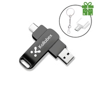 Kollabex Flashdisk OTG USB 3 IN 1 Flash Drive Tipe-C Penyimpanan Disk Data Drive Android Micro USB D