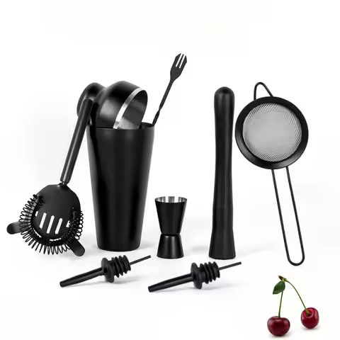 Bar Tools Set Cocktail Shaker Drink Making Professional Bartender Set Home Beverage Bar Mixing Acces