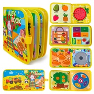MAINAN EDUKASI BABY BUSY BOOK / BUSY BOOK UNTUK BALITA / BUSY BOOK UNTUK MELATIH MOTORIK